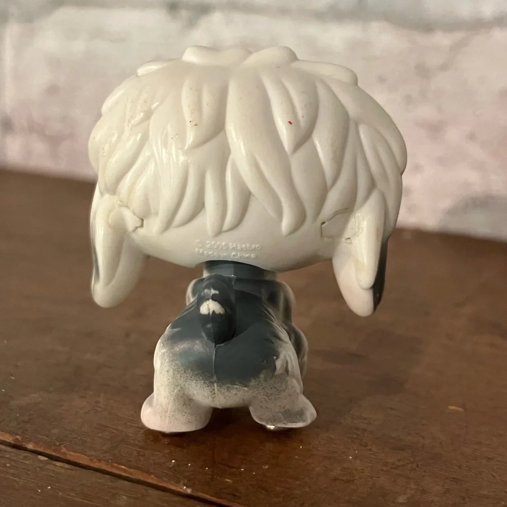 Littlest Pet Shop LPS Magic Motion Sheepdog‎ White Gray Puppy Dog
